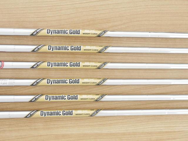 Iron set : Taylormade : ชุดเหล็ก Taylormade P7MC Forged (ซีรี่ย์ท้อปสุด ออกปี 2021) มีเหล็ก 5-Pw (6 ชิ้น) ก้านเหล็ก Dynamic Gold EX Weight Lock Tour Issue S200