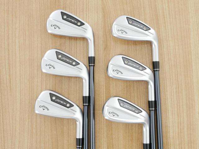 Iron set : Callaway : ชุดเหล็ก Callaway APEX Ai300 Forged (รุ่นล่าสุด ออกปี 2024) มีเหล็ก 5-Pw (6 ชิ้น) ก้านกราไฟต์ UST Mamiya RECOIL DART 6 Flex R