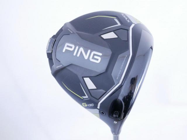 Driver : PING : ไดรเวอร์ Ping G430 Max (รุ่นปี 2023) Loft 9 (ปรับได้) ก้าน Mitsubishi TENSEI CK 60 Flex S