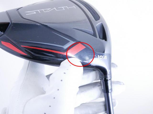 Driver : Taylormade : **มีบุบ** ไดรเวอร์ Taylormade Stealth (ออกปี 2022 Japan Spec.) Loft 10.5 ก้าน Mitsubishi TENSEI TM50 Flex S