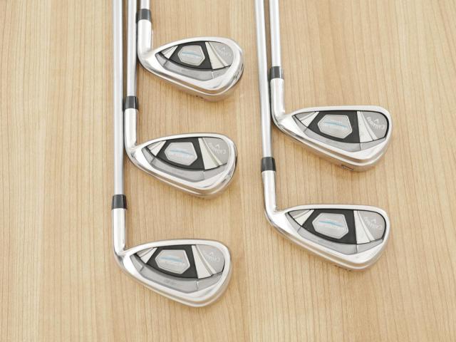 Iron set : Callaway : ชุดเหล็ก Callaway Rogue Star CF18 (ออกปี 2018 ตีง่าย ไกลมากๆ) มีเหล็ก 6-Pw (5 ชิ้น) ก้านกราไฟต์ Mitsubishi FUBUKI 50 Flex R