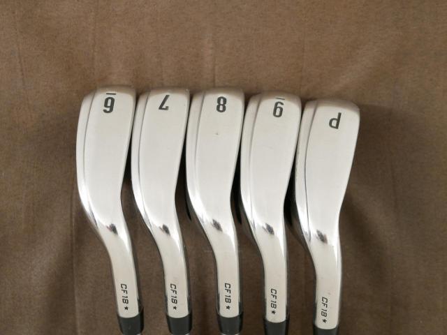 Iron set : Callaway : ชุดเหล็ก Callaway Rogue Star CF18 (ออกปี 2018 ตีง่าย ไกลมากๆ) มีเหล็ก 6-Pw (5 ชิ้น) ก้านกราไฟต์ Mitsubishi FUBUKI 50 Flex R
