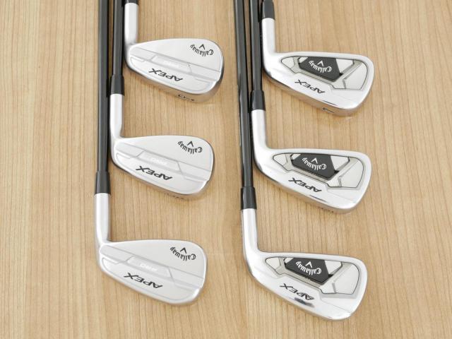 Iron set : Callaway : ชุดเหล็ก Callaway APEX Combo Forged (ออกปี 2022) มีเหล็ก 5-Pw (6 ชิ้น) ก้านกราไฟต์ Tour AD AD-65 II Flex R
