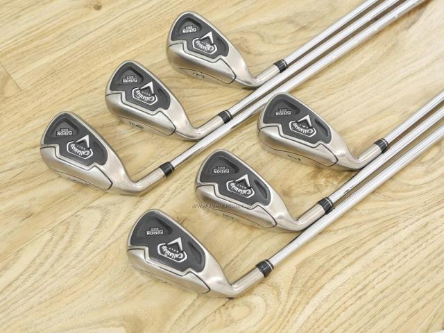 x.. Left Handed ..x : All : ชุดเหล็ก Callaway Fusion Wide Sole มีเหล็ก 5-Pw (6 ชิ้น) ก้านเหล็ก NS Pro 990 Flex R