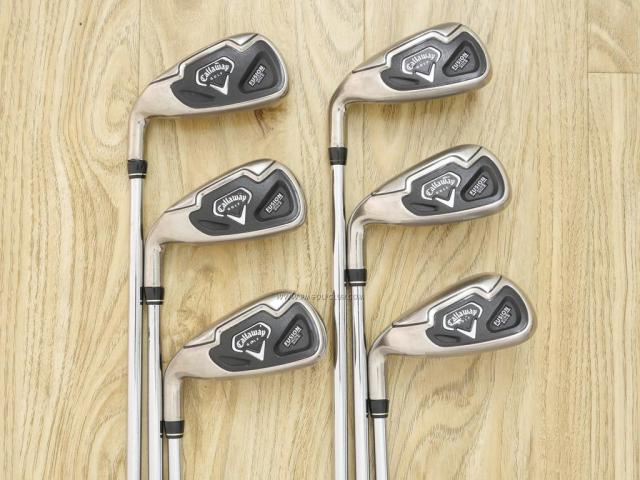 x.. Left Handed ..x : All : ชุดเหล็ก Callaway Fusion Wide Sole มีเหล็ก 5-Pw (6 ชิ้น) ก้านเหล็ก NS Pro 990 Flex R