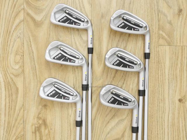 Iron set : Other Brand : ชุดเหล็ก Ping i20 มีเหล็ก 5-Pw (6 ชิ้น) ก้านเหล็ก Ping CFS Flex R