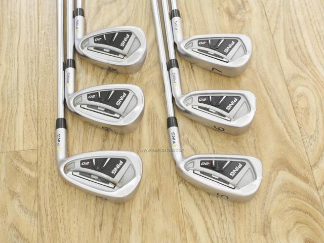 Iron set : Other Brand : ชุดเหล็ก Ping i20 มีเหล็ก 5-Pw (6 ชิ้น) ก้านเหล็ก Ping CFS Flex R