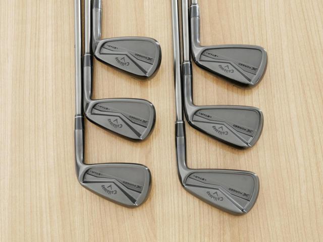 Iron set : Callaway : ชุดเหล็ก Callaway X Forged Star Black Limited (ออกปี 2024 หายากมากๆ) มีเหล็ก 5-Pw (6 ชิ้น) ก้านเหล็ก NS Pro 950 NEO Black Flex S