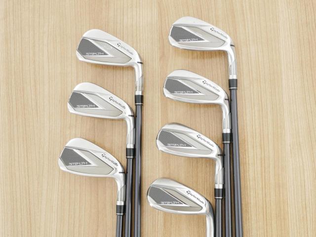 Iron set : Taylormade : ชุดเหล็ก Taylormade Stealth (ออกปี 2022 Japan Spec.) มีเหล็ก 6-Pw,Aw,Sw (7 ชิ้น) ก้านกราไฟต์ Mitsubishi Tensei TM60 Flex R