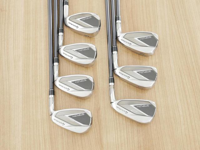 Iron set : Taylormade : ชุดเหล็ก Taylormade Stealth (ออกปี 2022 Japan Spec.) มีเหล็ก 6-Pw,Aw,Sw (7 ชิ้น) ก้านกราไฟต์ Mitsubishi Tensei TM60 Flex R