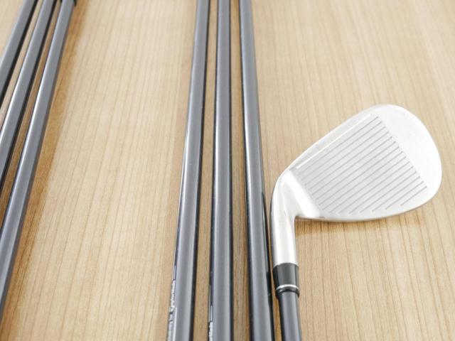 Iron set : Taylormade : ชุดเหล็ก Taylormade Stealth (ออกปี 2022 Japan Spec.) มีเหล็ก 6-Pw,Aw,Sw (7 ชิ้น) ก้านกราไฟต์ Mitsubishi Tensei TM60 Flex R