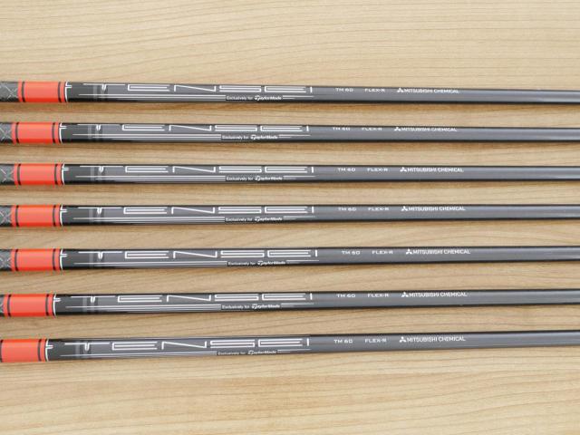 Iron set : Taylormade : ชุดเหล็ก Taylormade Stealth (ออกปี 2022 Japan Spec.) มีเหล็ก 6-Pw,Aw,Sw (7 ชิ้น) ก้านกราไฟต์ Mitsubishi Tensei TM60 Flex R