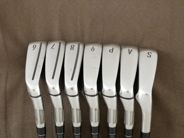 Iron set : Taylormade : ชุดเหล็ก Taylormade Stealth (ออกปี 2022 Japan Spec.) มีเหล็ก 6-Pw,Aw,Sw (7 ชิ้น) ก้านกราไฟต์ Mitsubishi Tensei TM60 Flex R