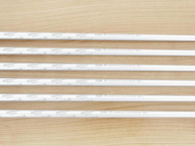 Iron set : Katana : ชุดเหล็ก Katana NINJA Iron (ออกปี 2020 หน้าเด้ง ตีไกลมาก) มีเหล็ก 7-Pw,48,58 (6 ชิ้น) ก้านกราไฟต์ Flex R