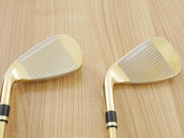 Iron set : Katana : ชุดเหล็ก Katana Voltio IV G Series I Gold (ออกปี 2016) มีเหล็ก 6-Pw,Aw,Sw (ครบเซ็ต 7 ชิ้น เหล็กยาวเป็นกระเทย) ก้านกราไฟต์ Tour AD 400 Flex R