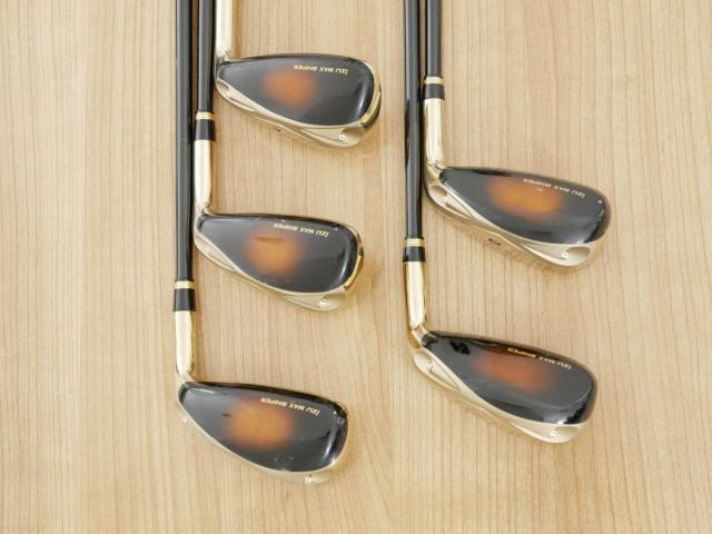 Iron set : Katana : ชุดเหล็กกระเทย Katana Izu Max Sniper มีเหล็ก 7-Pw,Aw (5 ชิ้น เบอร์ 7 ตีระยะเท่าเหล็ก 6 ปกติ) ก้านกราไฟต์ Flex R