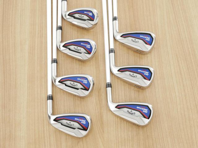 Iron set : Callaway : ชุดเหล็ก Callaway Big Bertha Beta (ใบใหญ่ ตีง่ายมาก) มีเหล็ก 5-Pw,Sw (7 ชิ้น) ก้านกราไฟต์ Fujikura Air Speeder Flex R