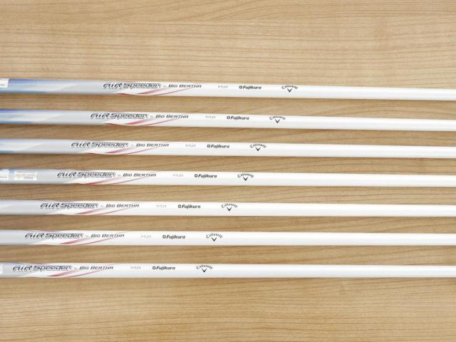 Iron set : Callaway : ชุดเหล็ก Callaway Big Bertha Beta (ใบใหญ่ ตีง่ายมาก) มีเหล็ก 5-Pw,Sw (7 ชิ้น) ก้านกราไฟต์ Fujikura Air Speeder Flex R