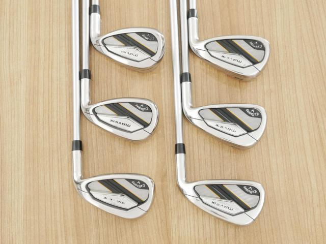 Iron set : Callaway : ชุดเหล็ก Callaway Mavrik (ปี 2020 ตีง่าย ไกลมากๆ) มีเหล็ก 6-Pw,Aw (6 ชิ้น) ก้านกราไฟต์ Mitsubishi Diamana 50 Flex S