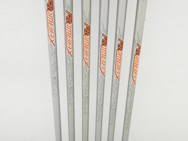 Iron set : Other Brand : ชุดเหล็ก Cobra AMP (ใบใหญ่ ตีง่าย) มีเหล็ก 5-Pw (6 ชิ้น) ก้านกราไฟต์ Fujikura Rombax 