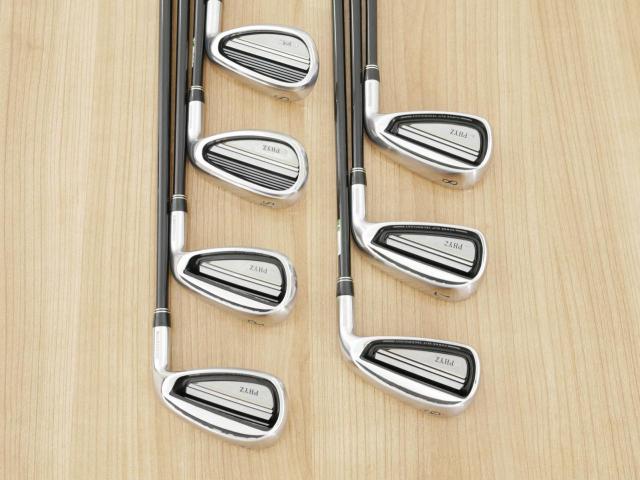 Iron set : Tourstage : ชุดเหล็ก Tourstage PHYZ III (ปี 2017 ซีรี่ย์ท๊อป ใบใหญ่ ตีง่าย ไกล) มีเหล็ก 6-Pw,Aw,Sw (7 ชิ้น) ก้านกราไฟต์ Flex R