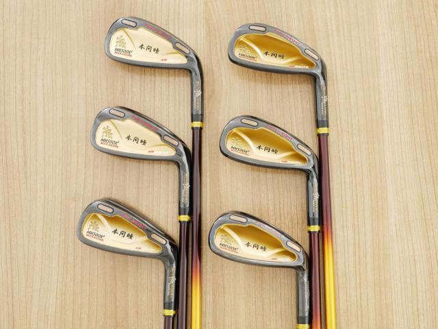 Iron set : Other Brand : ชุดเหล็ก Mutsumi Honma MH500X2 Maraging (ใบใหญ่ ตีง่าย ไกล) มีเหล็ก 5-Pw (6 ชิ้น) ก้านกราไฟต์ Flex SR