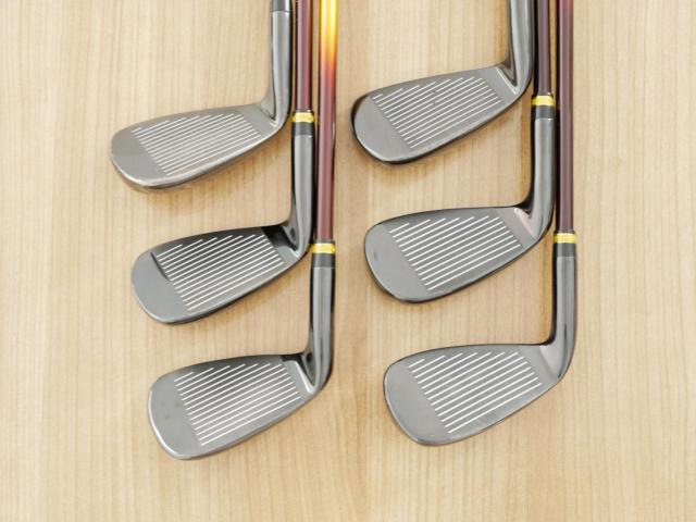 Iron set : Other Brand : ชุดเหล็ก Mutsumi Honma MH500X2 Maraging (ใบใหญ่ ตีง่าย ไกล) มีเหล็ก 5-Pw (6 ชิ้น) ก้านกราไฟต์ Flex SR