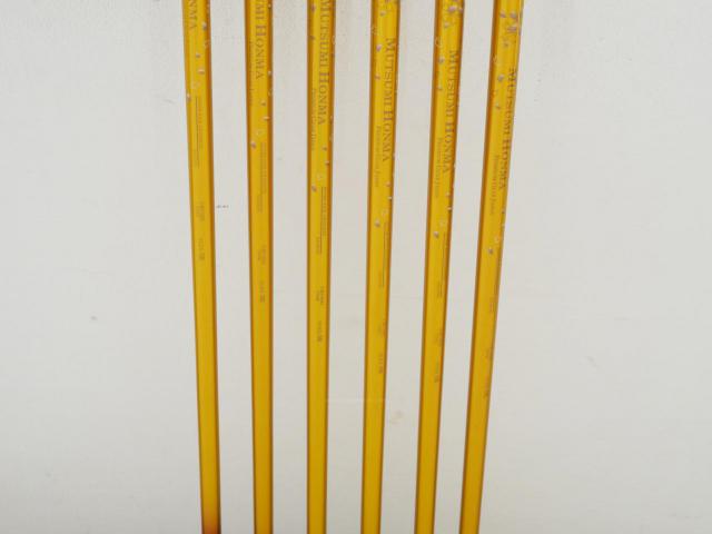 Iron set : Other Brand : ชุดเหล็ก Mutsumi Honma MH500X2 Maraging (ใบใหญ่ ตีง่าย ไกล) มีเหล็ก 5-Pw (6 ชิ้น) ก้านกราไฟต์ Flex SR