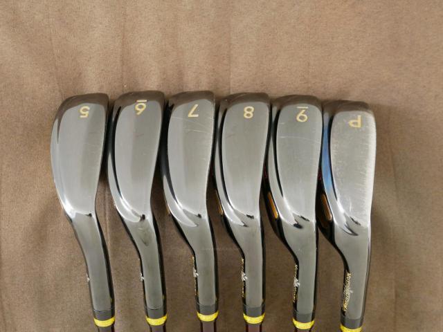 Iron set : Other Brand : ชุดเหล็ก Mutsumi Honma MH500X2 Maraging (ใบใหญ่ ตีง่าย ไกล) มีเหล็ก 5-Pw (6 ชิ้น) ก้านกราไฟต์ Flex SR