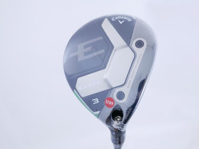 Fairway Wood : callaway : **ของใหม่ ยังไม่แกะพลาสติก** หัวไม้ 3 Callaway ELYTE (รุ่นล่าสุด ปี 2025) Loft 15 ก้าน Mitsubishi TENSEI 60 Flex S