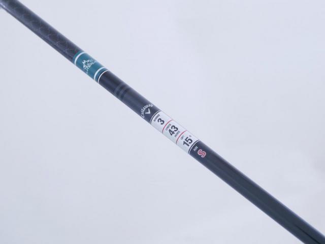 Fairway Wood : callaway : **ของใหม่ ยังไม่แกะพลาสติก** หัวไม้ 3 Callaway ELYTE (รุ่นล่าสุด ปี 2025) Loft 15 ก้าน Mitsubishi TENSEI 60 Flex S