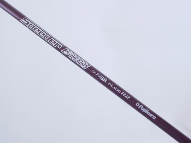 Fairway Wood : PRGR : ไม้กระเทย PRGR RS Red (รุ่นปี 2021) Loft 23 ก้านกราไฟต์ Fujikura Speeder Evolution Flex R2