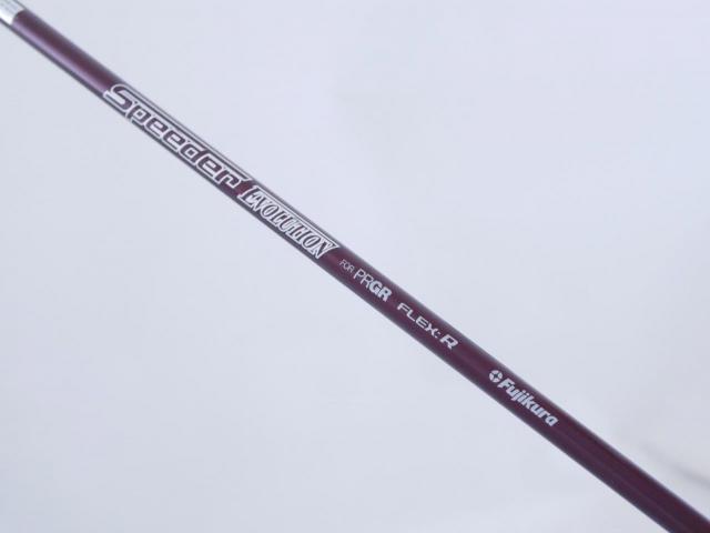 Fairway Wood : PRGR : ไม้กระเทย PRGR RS Red (รุ่นปี 2021) Loft 23 ก้านกราไฟต์ Fujikura Speeder Evolution Flex R