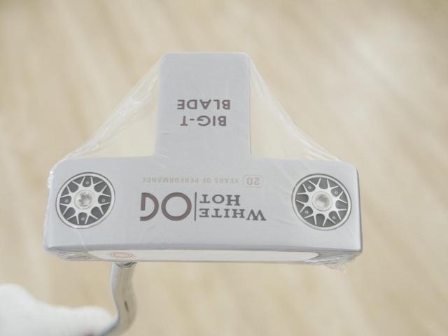 Putter : All : **ของใหม่ ยังไม่แกะพลาสติก** พัตเตอร์ Odyssey White Hot OG BIG-T BLADE ก้าน Stroke LAB ยาว 34 นิ้ว
