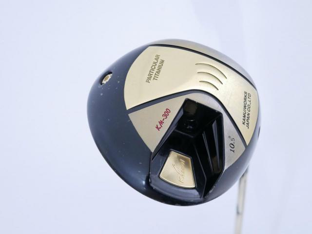 Driver : Kamuiworks : Kamuiworks KM-300 Gold (ปี 2018 หน้าเด้งเกินกฏ มีสปริงข้างใน) Loft 10.5 ก้าน Mitsubishi Bassara GG33 Flex R