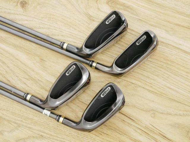 Iron set : PRGR : ชุดเหล็กกระเทย PRGR Egg PC-01 มีเหล็ก 6-9 (4 ชิ้น) ก้านกราไฟต์ Flex R (M-37)