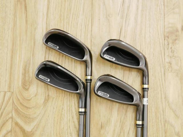 Iron set : PRGR : ชุดเหล็กกระเทย PRGR Egg PC-01 มีเหล็ก 6-9 (4 ชิ้น) ก้านกราไฟต์ Flex R (M-37)