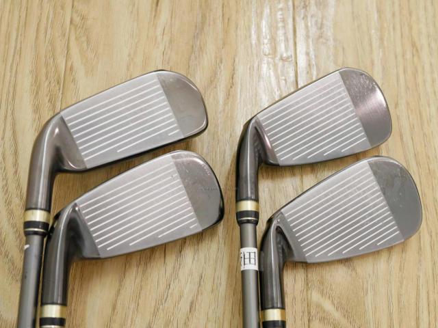 Iron set : PRGR : ชุดเหล็กกระเทย PRGR Egg PC-01 มีเหล็ก 6-9 (4 ชิ้น) ก้านกราไฟต์ Flex R (M-37)