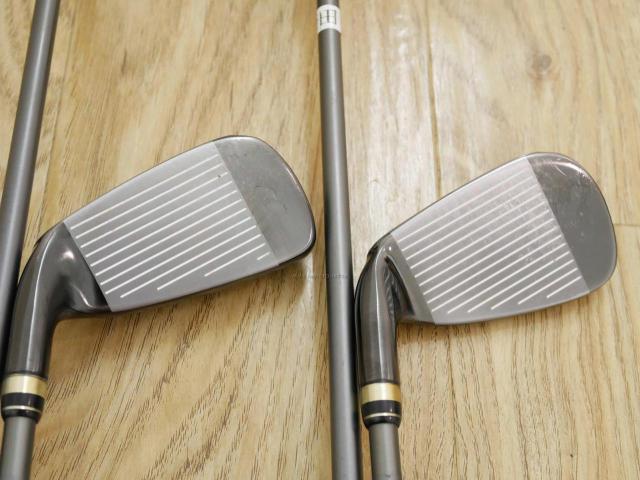 Iron set : PRGR : ชุดเหล็กกระเทย PRGR Egg PC-01 มีเหล็ก 6-9 (4 ชิ้น) ก้านกราไฟต์ Flex R (M-37)