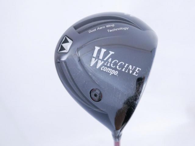 Driver : Other Brand : ไดรเวอร์ Waccine Compo Black (ออกปี 2020 ตีไกลมากๆ) Loft - ก้าน Mitsubishi Bassara W33 Flex R