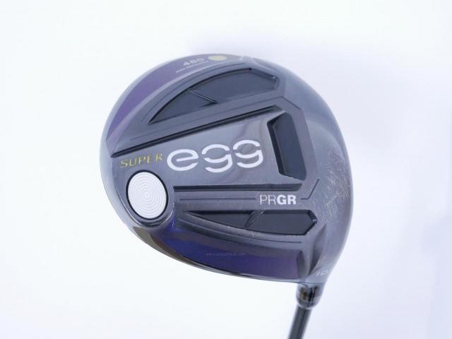 Driver : PRGR : ไดรเวอร์ PRGR Super EGG 480cc. (ปี 2021 หน้าเด้งเกินกฏ ตีไกลมาก) Loft 10.5 Flex R (M-37)