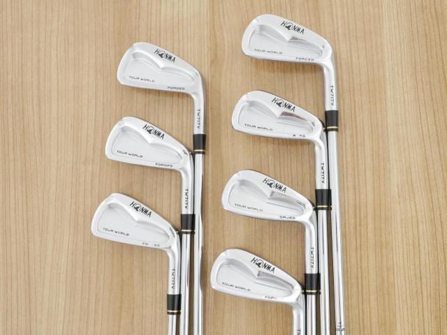 Iron set : Honma : ชุดเหล็ก Honma Tour World TW717V (Forged ปี 2015) มีเหล็ก 4-10 (7 ชิ้น) ก้านเหล็ก Dynamic Gold S200