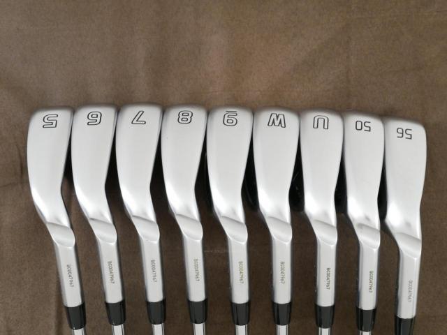 Iron set : Ping : ชุดเหล็ก Ping G730 (รุ่นล่าสุด ปี 2024 Japan Spec. ใบใหญ่ ง่ายที่สุด ไกลที่สุดของ Ping) มีเหล็ก 5-Pw,Aw,50,56 (9 ชิ้น) ก้านเหล็ก NS Pro Modus 105 Flex S