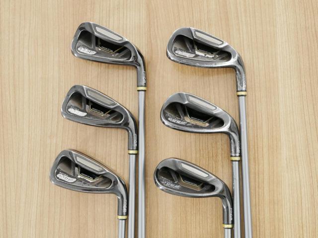 Iron set : PRGR : ชุดเหล็กกระเทย PRGR Super Egg Iron (ปี 2018 ตัวท๊อปสุด หน้าเด้งเกินกฏ ใช้แข่งไม่ได้ ตีไกมลมากๆ) มีเหล็ก 7-Pw,Aw,Sw (6 ชิ้น) ก้านกราไฟต์ Flex R2 (M-35)