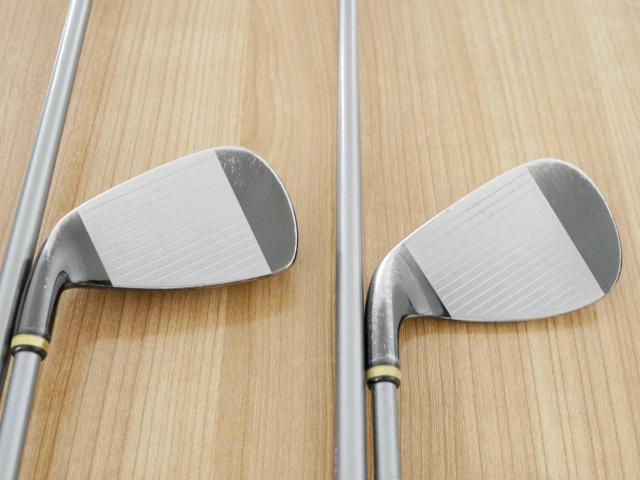 Iron set : PRGR : ชุดเหล็กกระเทย PRGR Super Egg Iron (ปี 2018 ตัวท๊อปสุด หน้าเด้งเกินกฏ ใช้แข่งไม่ได้ ตีไกมลมากๆ) มีเหล็ก 7-Pw,Aw,Sw (6 ชิ้น) ก้านกราไฟต์ Flex R2 (M-35)