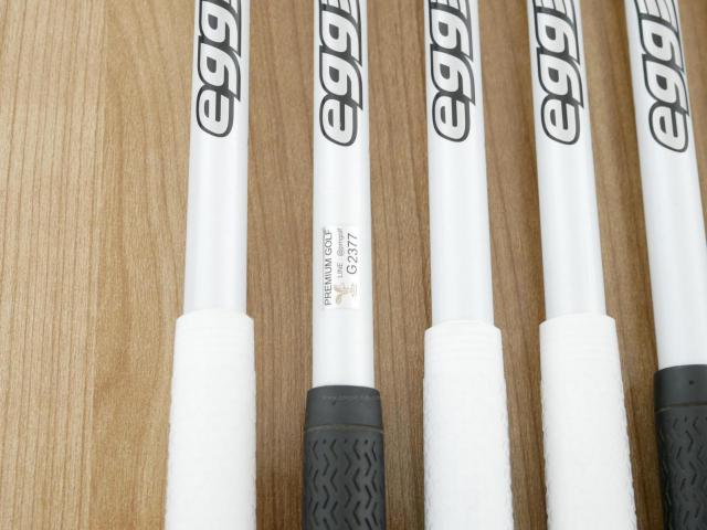 Iron set : PRGR : ชุดเหล็กกระเทย PRGR Super Egg Iron (ปี 2018 ตัวท๊อปสุด หน้าเด้งเกินกฏ ใช้แข่งไม่ได้ ตีไกมลมากๆ) มีเหล็ก 7-Pw,Aw,Sw (6 ชิ้น) ก้านกราไฟต์ Flex R2 (M-35)