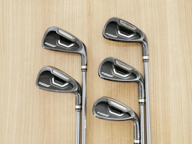 Lady club : All : ชุดเหล็กกระเทย PRGR New Egg Iron (รุ่นปี 2017 ตีง่ายและไกลมาก) มีเหล็ก 7-Pw,As (5 ชิ้น) ก้านกราไฟต์ Flex L (M-30)