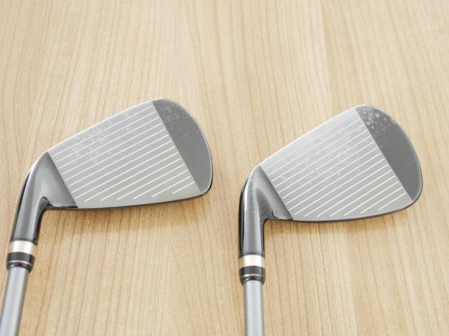 Lady club : All : ชุดเหล็กกระเทย PRGR New Egg Iron (รุ่นปี 2017 ตีง่ายและไกลมาก) มีเหล็ก 7-Pw,As (5 ชิ้น) ก้านกราไฟต์ Flex L (M-30)