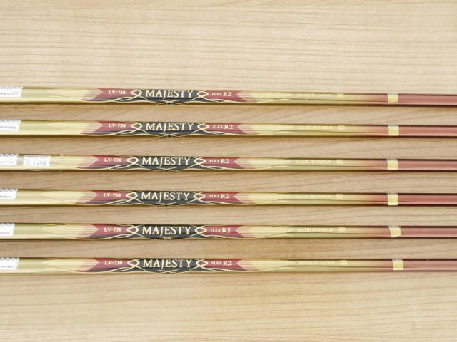 Iron set : Maruman : ชุดเหล็ก Maruman Majesty Prestigio X (รุ่นท๊อปสุด ปี 2020 หน้าเด้ง ตีไกลมาก ของใหม่ 1.2 แสนบาท) มีเหล็ก 6-10,Pw (6 ชิ้น เทียบเท่า 5-Pw) ก้านกราไฟต์ Flex R2