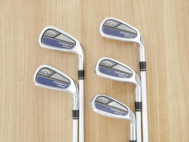Lady club : All : ชุดเหล็ก Callaway Paradym Max Fast (ออกปี 2023 ตีง่ายสุด ไกลสุดของ Callaway Japan Spec.) มีเหล็ก 7-Pw,56 (5 ชิ้น) ก้านกราไฟต์ Mitsubishi ELDIO 40 Flex A (Lady)